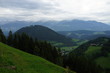 Blick von Onach, St. Lorenzen. Tirol in das Gadertal