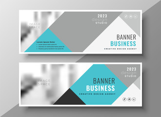 Wall Mural - creative abstract business banners elegant design