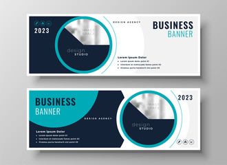 Wall Mural - company business banner professional layout design