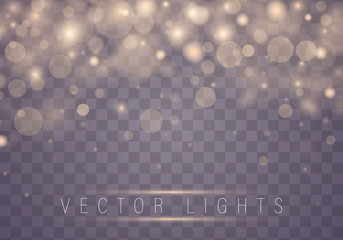 Wall Mural - Light abstract bokeh