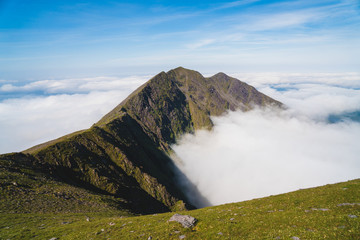 Wall Mural - Irish mountains view from Carrauntoohil in summer