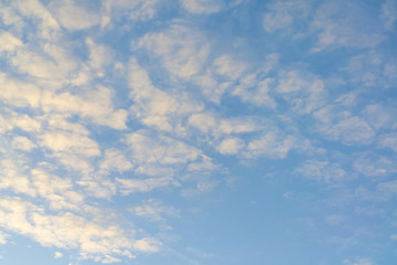 Beautiful blue sky background