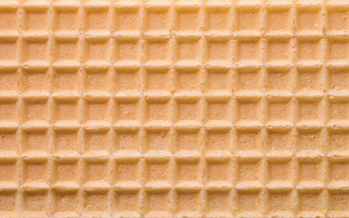 Close up of yellow wafer texture