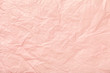 © nikol85 - Crumpled pink wrapping paper, closrup.