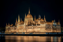 Hungarian Parliament In Budapest