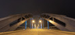 Sternbrücke in Magdeburg bei Nacht