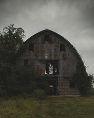 old rusty barn