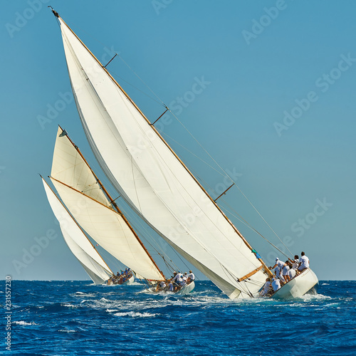 Dekoracja na wymiar  wyscig-jachtow-zaglowych-zeglarstwo-zeglarstwo-regaty-klasyczne-jachty-zaglowe