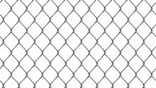Seamless Chain Link Fence Background On White