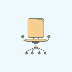 Wall Mural - chair line icon