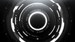 © CreativeCore - Futuristic Technology Abstract Circlular Background. Vector Science Fiction Hi-Tech Wallpaper