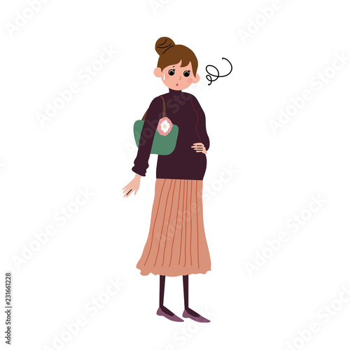 妊婦 マタニティ 女性 イラスト Stock Vector Adobe Stock 妊婦 マタニティ 女性 イラスト Stock Vector Adobe Stock