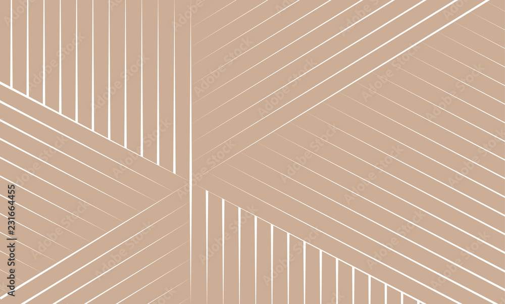 Vector Illustration of the pattern of white lines on brown background. EPS10. - obrazy, fototapety, plakaty 