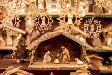 Nativity scene sold as a Christmas decoration