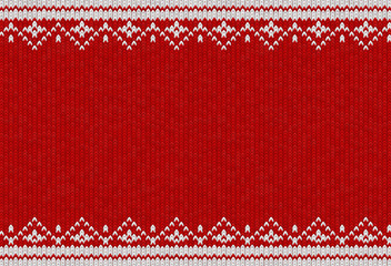 Knitted textile pattern. Vector illustration