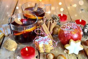 Winter - Winterzeit Glühwein trinken