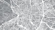 Urban vector city map of Madrid, Spain