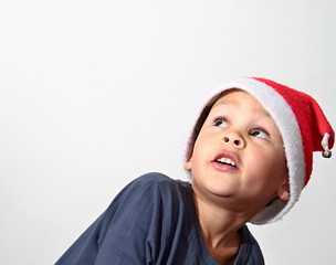 Wall Mural - boy looking up