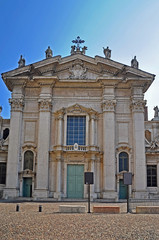 Poster - Italy, Mantua, Saint Peter apostle cathedral in Sordello square.