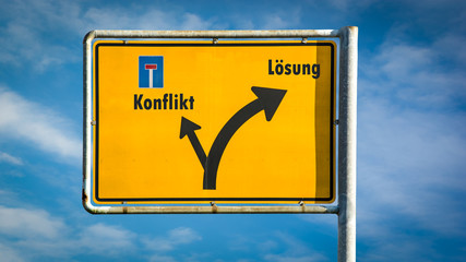 Schild 357 - Konflikt