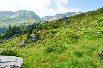 Poster - Natur Landschaft in den französischen Alpen