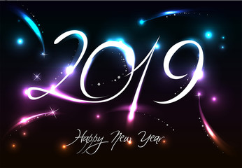 Wall Mural - New Year background