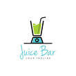 Juice bar logo design inspiration