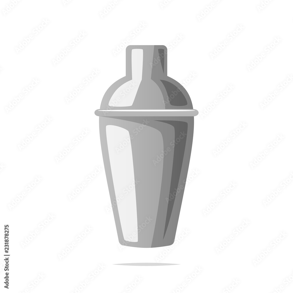 Cocktail shaker vector isolated Stock Vector | Adobe Stock, image size:1000x1000