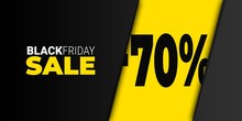 Black Friday Color Yellow - Sale Template - Horizontal