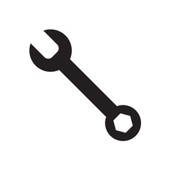 Sticker - Wrench vector icon