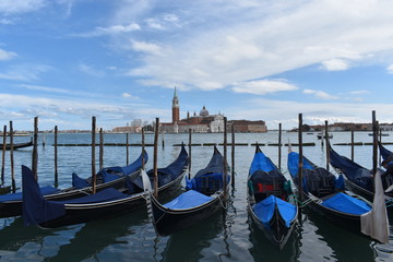 Gondolas en Venecia