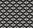 © Daniela Iga - Abstract Decorative Tile. Geometric Ginkgo Seamless Pattern. Floral background.