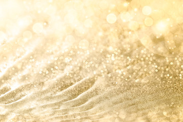 Wall Mural - golden glitter background