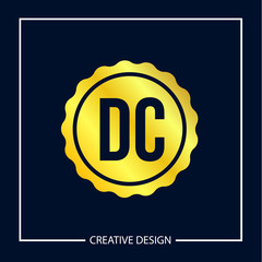 Initial Letter DC Logo Template Design Vector Illustration