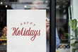 © Rawpixel.com - Happy holidays greeting design mockup