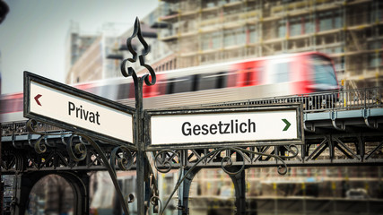 Canvas Print - Schild 374 - Gesetzlich