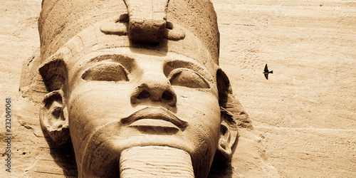 Fotografija  Head of Sphinx, Nubia, Egypt
