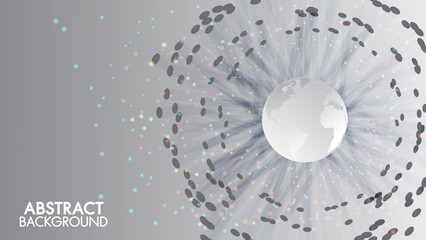 Wall Mural - abstract white and grey background steel pipe texture with earth and light. vector illustration.can 