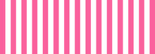 Pink Striped Banner