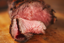 Roast Beef Steak, Perfectly Sous Vide Cooked And Grilled