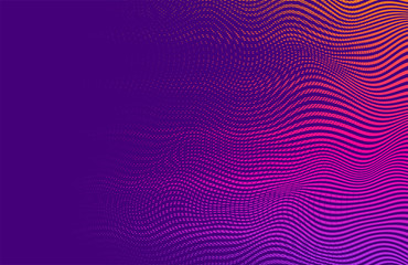 abstract vector background. halftone gradient gradation. vibrant trendy texture, with blending color