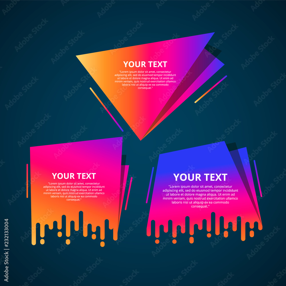 Vector abstract speed geometric origami banner Stock Vector | Adobe Stock