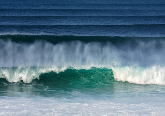 big waves breaking