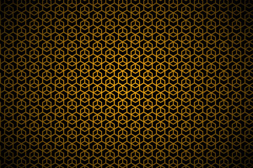 Wall Mural - Geometric pattern background. Yellow Background