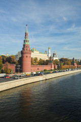 Moscow Kremlin from the embankment.