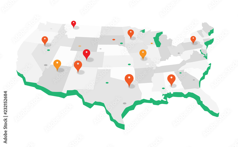 United States Geo Map