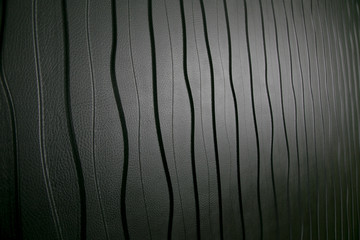  black leather texture background surface or wallpaper .
