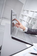 © yurolaitsalbert - close up. businessman pointing at laptop screen
