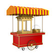 Food Cart Isolated