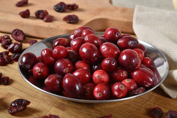 Wall Mural - Fresh ripe cranberries